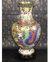 景泰藍花絲銀藍15寸花瓶 景泰藍花絲銀藍15寸花瓶